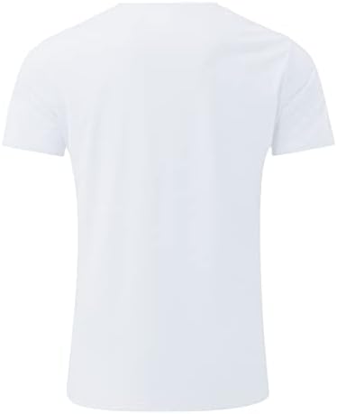 XXBR-ove majice za majice za muške, kratki rukav ljetni slovo Ispis Slim Fit Basic Tops Crewneck majica