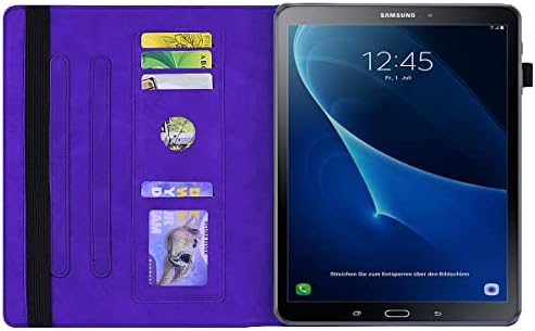 Tablet stražnji poklopac kompatibilan sa Samsung Galaxy karticom A 10.1 SM-T580 / T585 Slim lagana reljefna PU kožna tableta tablet PC Case Callic Cald Callet Case Coureenes