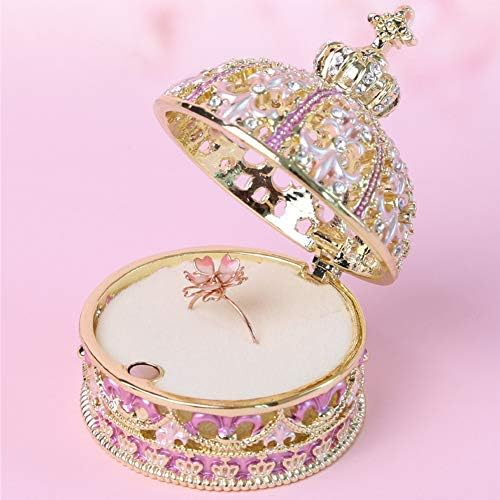 TOPIL METAL LELOY CROWOLY nakit za prstenove božićne rođendane vjenčani poklon, prstena za svadbenu ceremoniju C 5X6x5cm