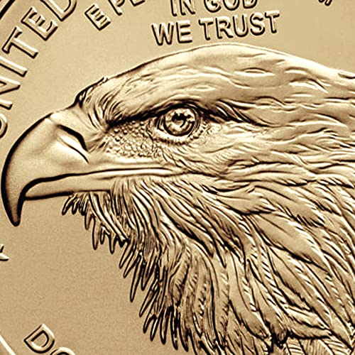 2023 Nema oznake mente 1/4 oz American Eagle Gold Bullion Coin sjajan je necrtuliran s originalnim klima uređajem i certifikat o autentičnosti 10 USD
