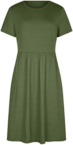 Ženska ljetna haljina 2023 Tie Dye Bodycon Haljine za curvy Solid Boja kratki rukav Vintage haljina slatke sunčane haljine