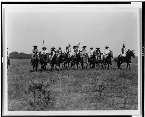 HistoricalFindings fotografija: Chiefs,Sun Dance Parade,Cheyenne,Oklahoma, Indijanci Sjeverne Amerike, c1927