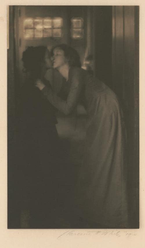 IstorijskiFindings Foto: Poljubac, Terre Haute, Indiana, In, Jean Reynolds, Marion Reynolds, 1904, Ljubljenje