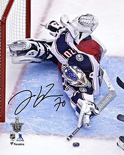Joonas Korpisalo Columbus Blue Jackets AUTOGREME 8 x 10 NHL Spremi fotografiju sa zapisa - Autographirane