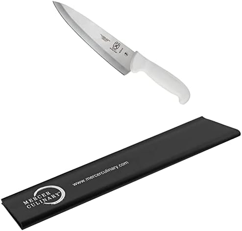 Mercer Kulinarski vrhunski bijeli 8-inčni kuharski nož i štitnik za noža