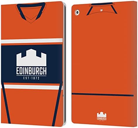 Dizajni za glavu Službeno licencirani Edinburgh Rugby Home 2022/23 Crest Kit Kožna knjiga Novčani poklopac Komunizible sa Apple iPad 10.2 2019/2020/2021