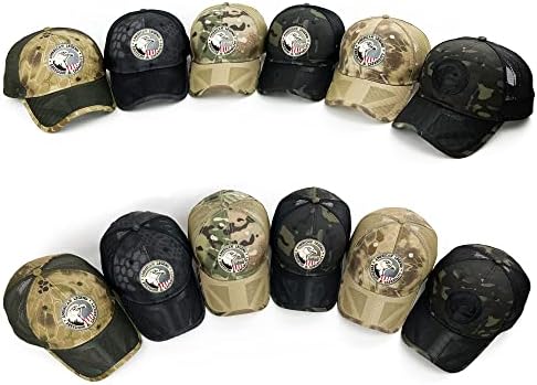 LONESHARK MENS CAMO MESH bejzbol šešir Američka zastava SAD Eagle Tactical Operator Patriot CAPS američka vojska vojska OCP Ball Hats
