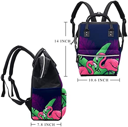 Ružičasta ruksaka za tropske bananske banane s promjenjivim vrećicama za djevojčice djevojke dječake mama torba