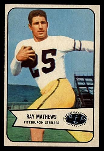 1954 Bowman # 1 Ray Mathews Pittsburgh Steelers Ex Steelers Clemson