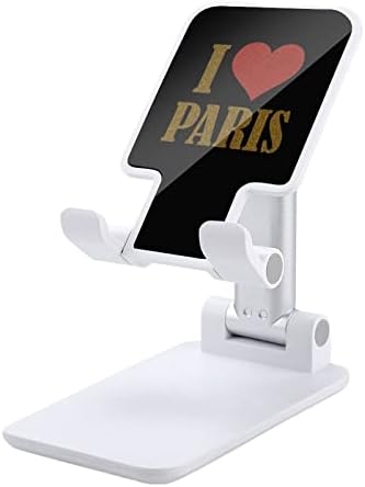 Volim paris mobitel štand sklopivog držača telefona Podesivi pribor za stoji za stol za telefon