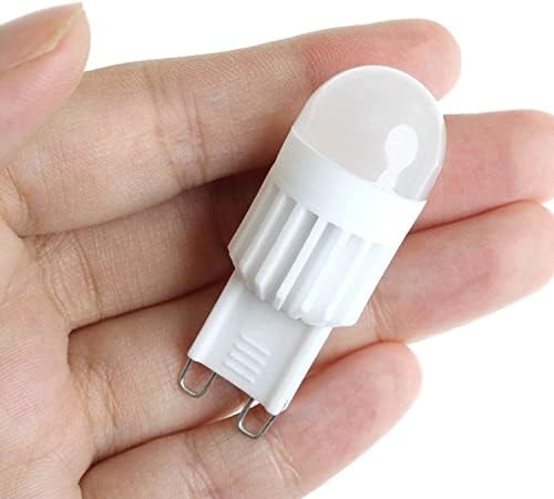 Sqxbk G9 lampa sa Diodnim emitovanjem svetlosti 2kom 110v 3W toplo bela Mini zatamnjiva 360 stepeni keramička