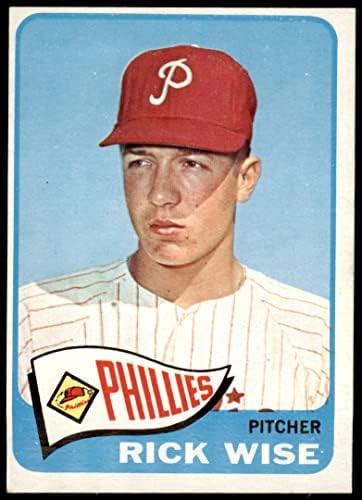 1965 TOPPS # 322 Rick Wise Philadelphia Phillies VG / Ex Phillies