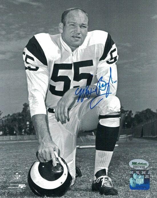 Maxie Baughn Autographing / potpisan Los Angeles Rams 8x10 photo 21018 SGC - AUTOGREME NFL Photos