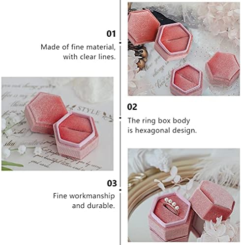 1pc Prekrasan prsten kutija za odlaganje nakita mali nakit kućišta za kuhanje za kuću / zid / kuhinja / dekor sobe