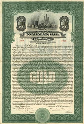 Norman Oil Corporation-Obveznica Od 1.000 Dolara