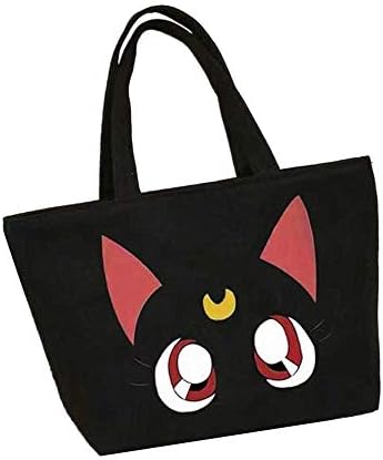 Kerrov izbor mala torba Luna torba crna mačka Animie Moon torba za ručak Kawaii torba za ručak Slatka crna torba za mačke