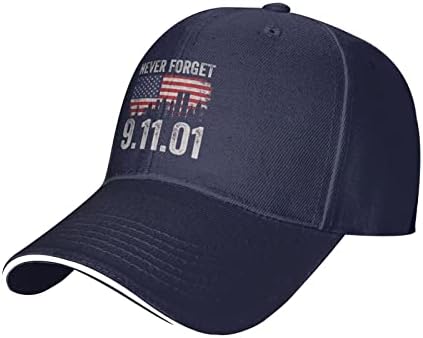 POFEISI nikada nećemo zaboraviti 911 kamiondžija šešir 9/11 Memorijal 21. godišnjica bejzbol kapa 11. Septembar šešir crna