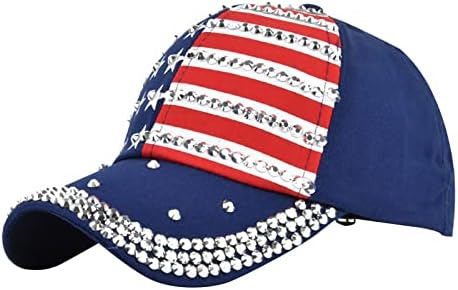Modne kapice za bejzbol za muškarce za muškarce Žene HIP-hop podesive luke povremene sportske kapa sa zastavom