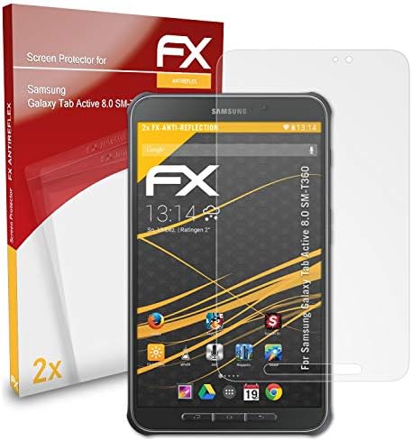 2 x atfolix zaštita ekrana Samsung Galaxy Tab Active 8.0 zaštitni zaštitnik ekrana-FX-Antireflex anti-reflektivni