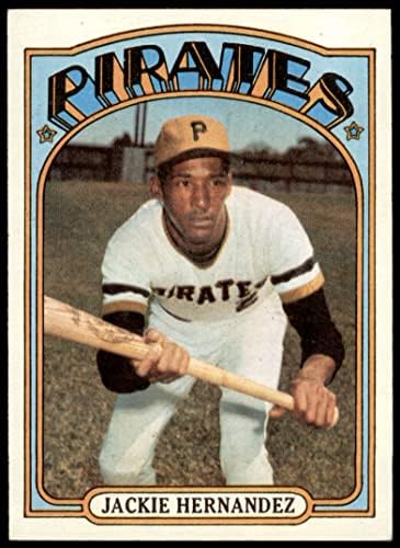 1972 TOPPS # 502 Jackie Hernandez Pittsburgh Pirates Ex / MT + gusari