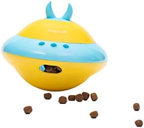 Njega meda Premium NLO spora igračka za hranjenje, kugla za dozir prehrambene hrane, interaktivna igračka zag diska