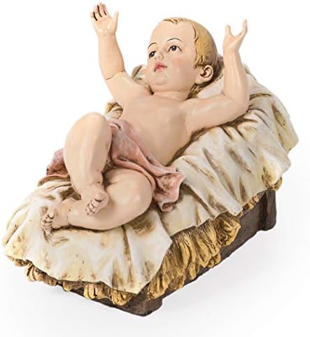 Josephov studio Roman - Baby Jesus figura za 39 Kolekcija za prikupljanje boza, 10,5 h, smola i kamena, dekorativna, kolekcija, izdržljiva, dugotrajna