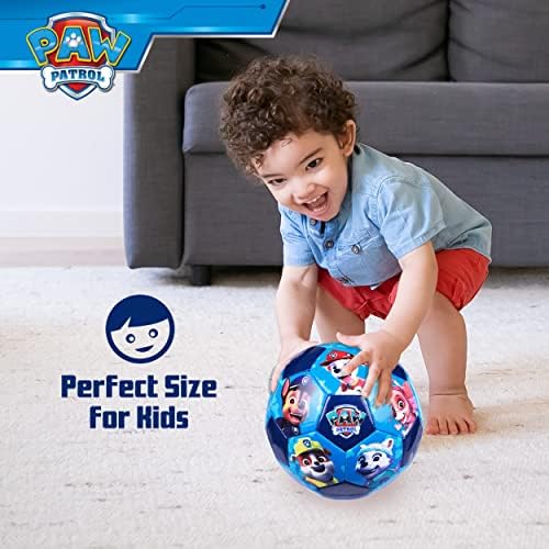 Capelli Sport Paw Patrol Soccer Ball, omladinska djeca unutarnja vanjska fudbalska lopta za dječake i djevojke, veličine 3 i veličine 5