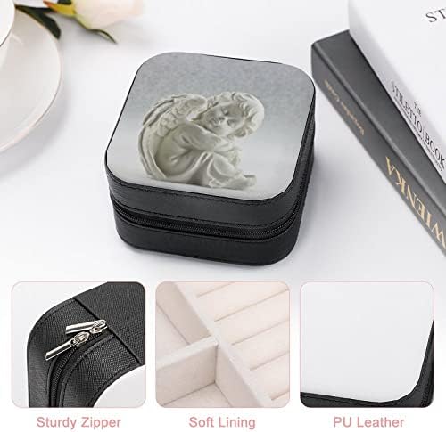 Yuzheng Putowund nakit Box Angel White Prijenosni nakit Organizator zatvarač nakita
