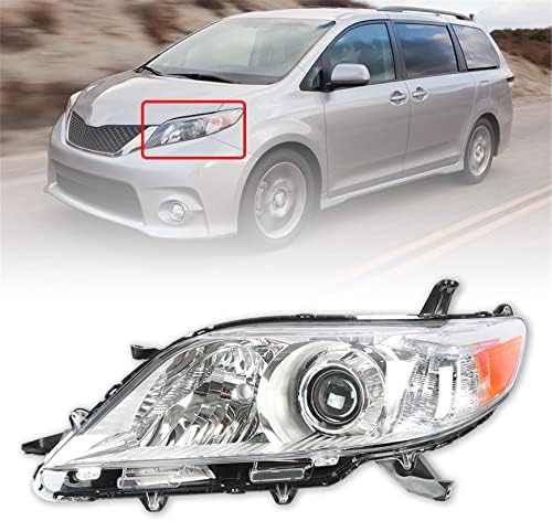 Silscvtt prednja svjetla zamjena za prednje lampe za 2011-2018 Toyota Sienna halogeni projektor prednja