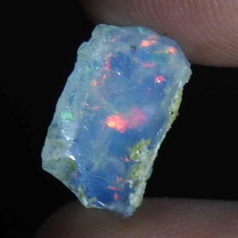 Jewelgemscraft ™ 02.30cts. Ultra vatra sirovi opal, prirodni grubi, kristali dragog kamenja, etiopska opal