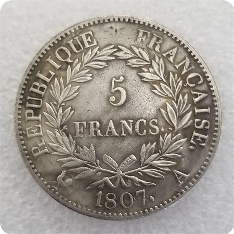 Starinski zanati Francuski 1807,1810 Komemorativni novčić Silver # 2038