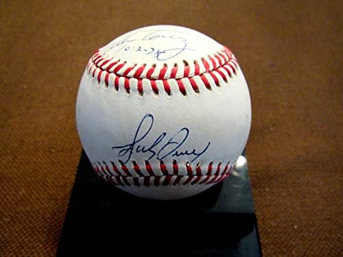 Mike Torrez Bucky Dent Prokletstvo Bambino Fenway HR potpisano auto oal bejzbol JSA - autogramirani bejzbol