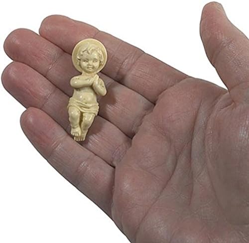 Religijski pokloni figurica djeteta Isusa Krista 1 3/4 inča Plastična beba za set rođenja ili kraljevsku tortu