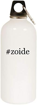 Molandra proizvodi zoide - 20oz hashtag nehrđajući čelik Bijela boca s bijelom vodom s karabinom, bijelom