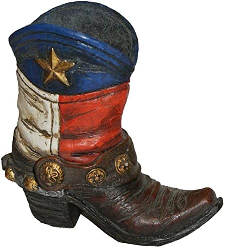 Kolekcija mosta Western Texas Star Cowboy Boot Figurine Texan jedinstveni kućni dekor