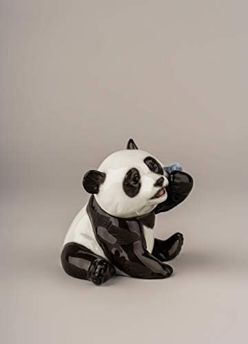 LADRÓ sretna figurica Panda. Porculanska panda figura.