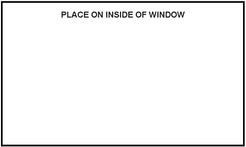 Maco Press, Inc. American zastava Vinilni naljepnici - zatvoreni dom, automobil ili kamion Koristite za vetrobransko staklo, stražnji prozor ili staklo - male, prilagođene grafike sa živim bojama - 3 x 5