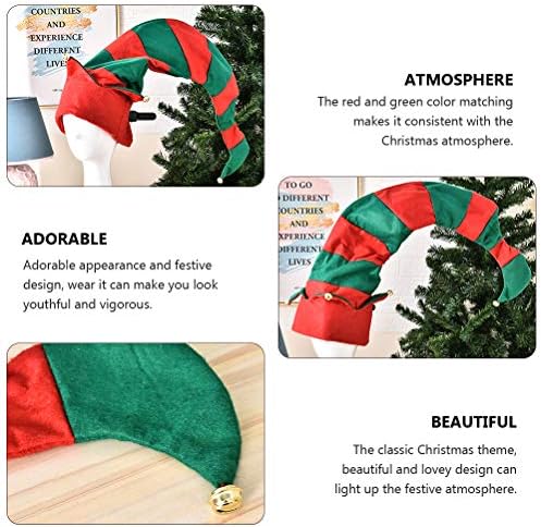 3 kom divan performanse Head-wear zanimljiv Phoot Prop Božić Elf šešir Božić ukrasi pokloni ukrasi