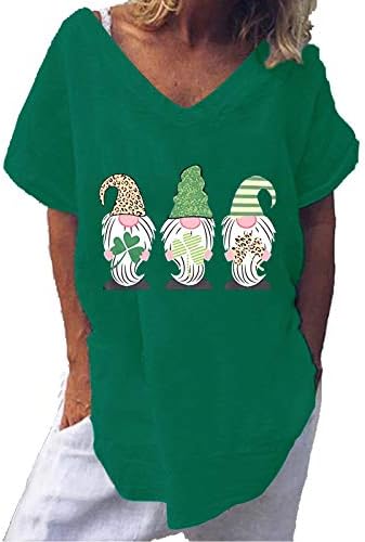 Saint Patricks dan okrugli žene vole Comfort posada vrat labave fit stranka sreće odjeće