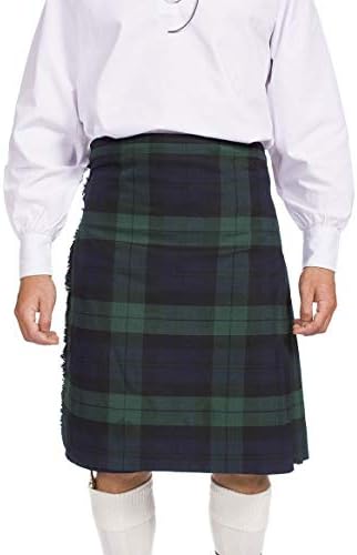 Škotska Kilt kompanija Mens tradicionalni Premium 8 Yard Kilt u nekoliko tartana-Plus Kilt Pin
