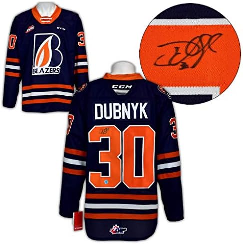 Devan Dubnyk Kamloops Blazers Autographing HOCKEY DERSEY - AUTOGREMENT NHL dresovi
