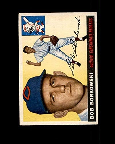 BOB BORKOWSKI CARD 1955 TOPPS 74 Cincinnati Crvene kartice - Bejzbol kartice u obliku ploča