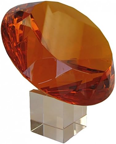 Feng Shui uvozi narandžasti dijamantni kristal sa stabljikom
