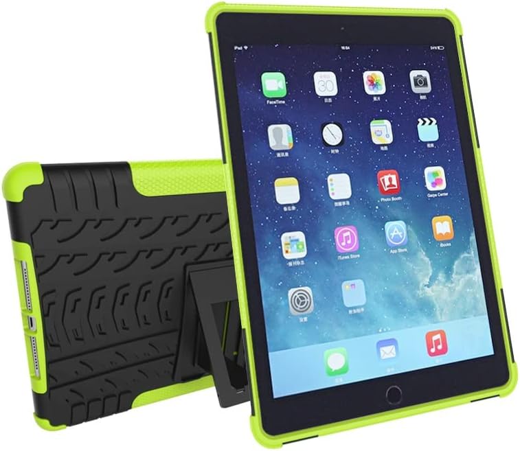UCAMI tablet PC tablet poklopac kompatibilan sa ipad 9.7 / iPad Air 2 guma Teksture TPU + PC zaštitna futrola sa zaštitnim štandom sa sklopivim drškama Zaštitni rukavi