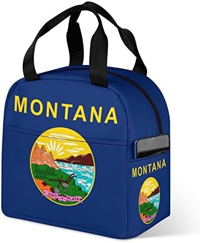 Montana kalifornijska državna zastava kutija za ručak Ice Cooler Tote torba izolaciona torba prenosiva za radni piknik