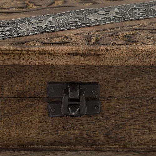 Sjajne ideje za rođendanski poklon Rustikalna ručno rađena dekorativna Drvena kutija za nakit kutija za