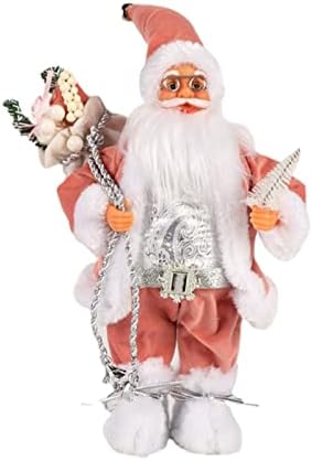 Pifude božićni ukrasi ružičasti stoji santa claus lutka ukras božićni privjesak sretan božićni ukras Početna