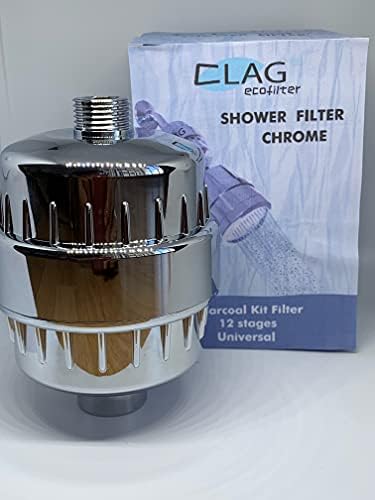 CLAG ecofilter-Filter za tuširanje-hrom-lopta-ugalj-čista voda za kožu & amp; kosa-1 kom-