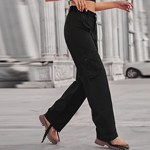 Male kratke pantalone za žene žene Casual Fashion Vintage teretne pantalone visokog struka široke pantalone