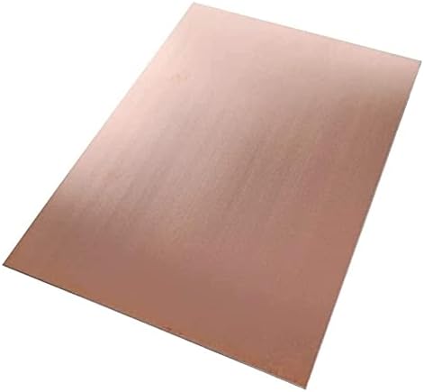 Nianxinn bakar folija bakar metalni lim folija ploča 3 x 100 x 150 mm rez bakra metalna ploča, 100mm x 150mm x 4mm mesing ploča listova